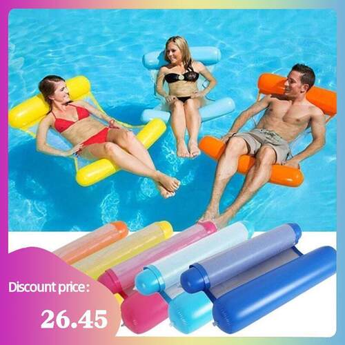 inflatable pool float bed lounge chair swimming hammock