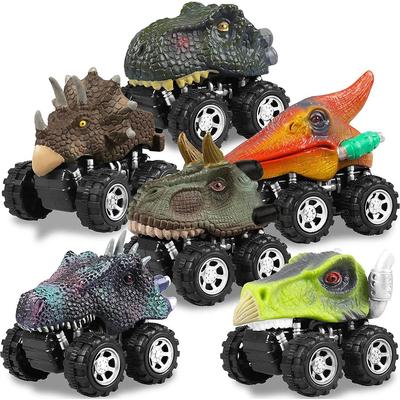 Dinosaur Toys Pull Back Cars Mini Monster Truck Car Toy Set