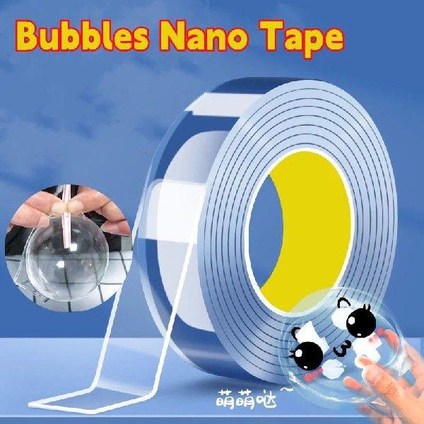 DIY Blow Bubble Nano Tape Double Sided Tape Nano Tape