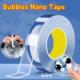 Double DIY Sided Nano Tape Blow Bubble
