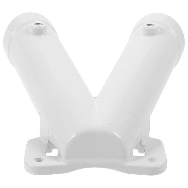 Flagpole Base Wall Mounted Holder Bracket Metal Mounting