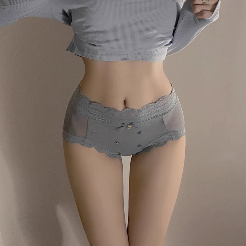 收腹轻薄透气无痕蝴蝶结内裤女