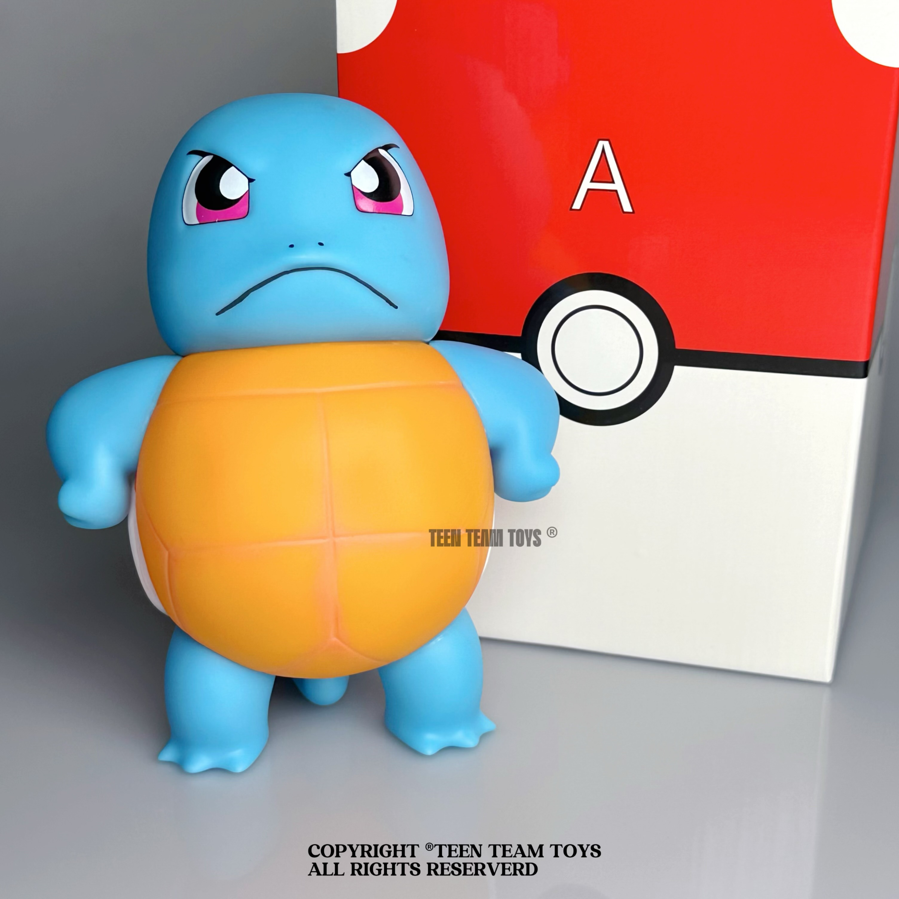 thumbnail for Trendy play magic GK baby series Tsundere Jenny turtle Kirby beast Carla wonderful frog figure ornament table with gifts