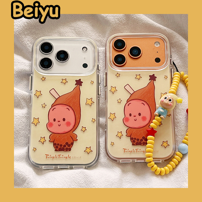 可爱星星人适用苹果手机壳