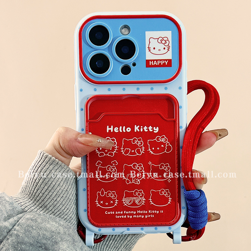 HelloKitty卡包适用苹果手机壳