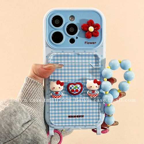 立体卡通卡包适用苹果手机壳