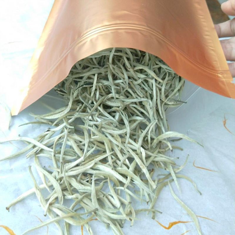 sc鼎茗号云南普洱景谷秧塔白茶大白毫银针单芽头孢雪芽银芽尖月光