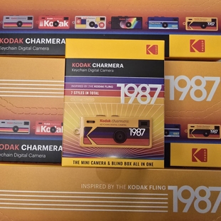 现货 复古CCD相机盲盒 柯达KodakCharmera柯达钥匙扣1987迷你数码