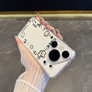 透明相框小猫80ultra硅胶防摔70Air情侣追星小卡mate80pro软套 适用于华为pura70pro手机壳新款 可以放照片