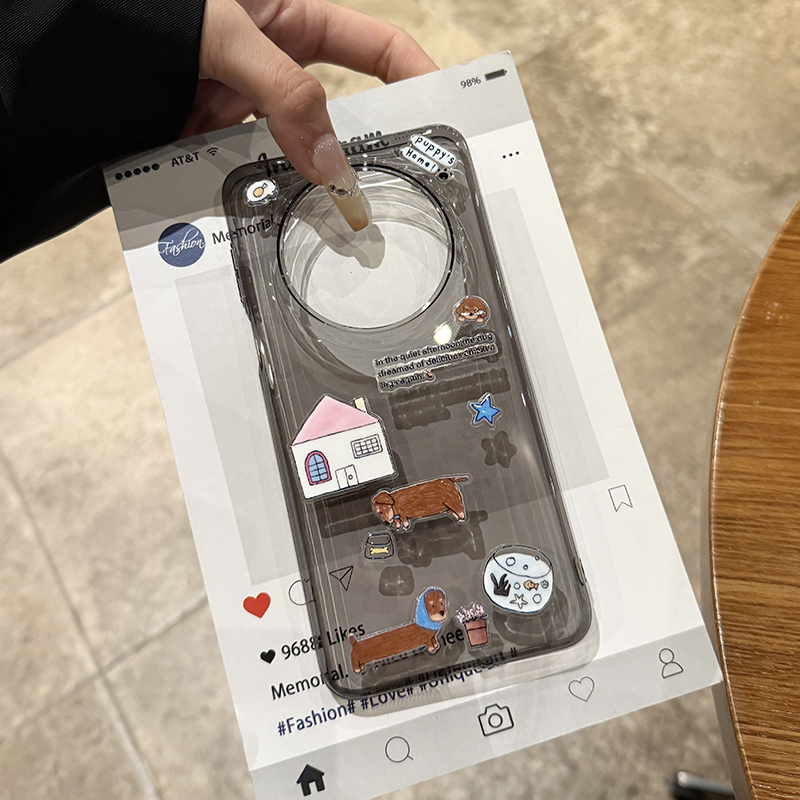 适用于华为mate70轻薄透明手机壳