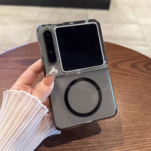 折叠屏无线磁吸简约轻薄感X3防摔X5时尚 轻薄冰透X6全包镜头典藏版 适用于华为puraX手机壳新款 硬 轻薄散热