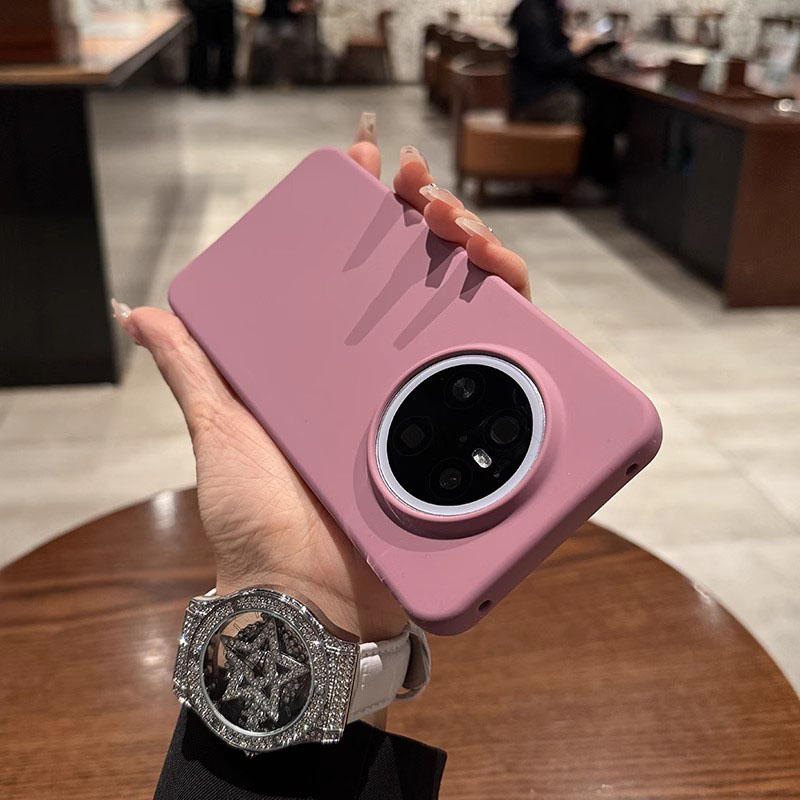 适用于华为Mate70液态硅胶简约