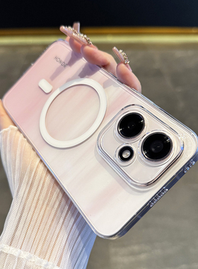 【高清透亮】适用于荣耀400pro手机壳新款轻薄透明400全包镜头全包边框honer300pro防摔高级简约男女硬套