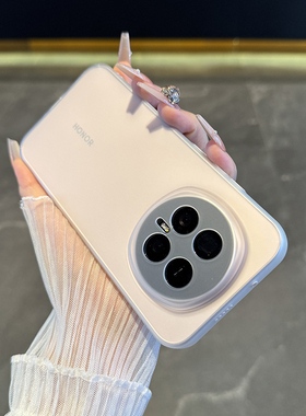 轻薄磨砂适用于荣耀magic8手机壳新款透明简约honorx70镜头全包400Pro简约无线磁吸高级x60防摔300ultra硬套