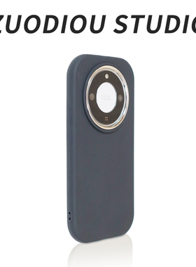 新款黑色适用于荣耀x50手机壳圆润边框x70磨砂防指纹mate60全包纯色70pro+电镀镜头nova12ultra防摔x60硅胶软