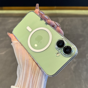 13防摔12硬套 15plus高级感14 适用于iPhone17手机壳新款 苹果17promax全包轻薄透明无线磁吸16Pro简约时尚