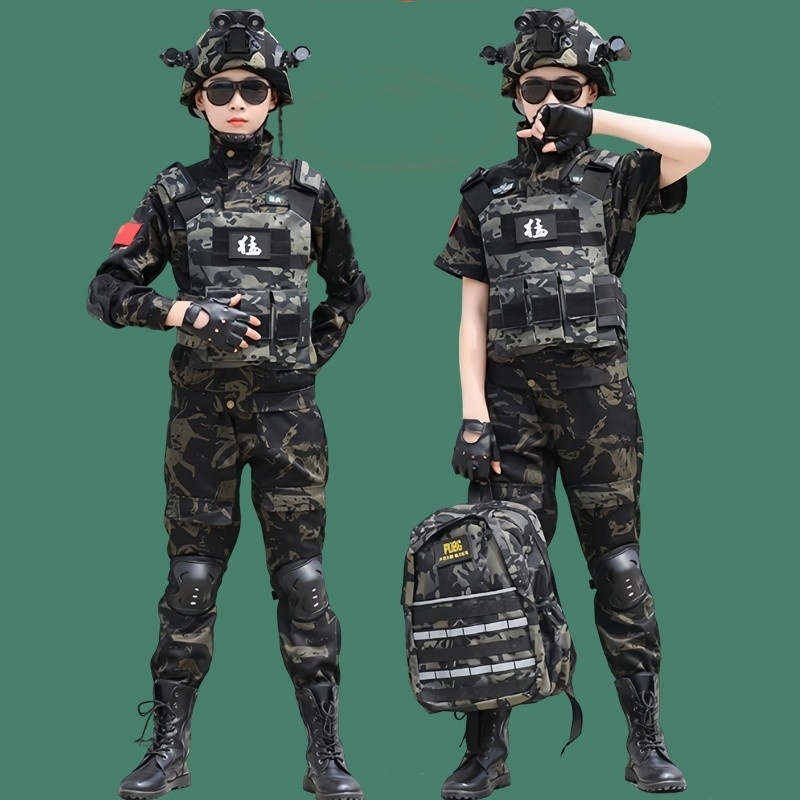 【优质版高端儿童特种兵迷彩服】