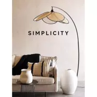 Японский минималистичный ретро дизайнерский торшер, вилла для гостиной для спальни, китайский стиль