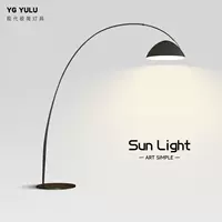 Торшер, минималистичный креативный красный (черный) чай для гостиной, напольная настольная лампа, легкий роскошный стиль, популярно в интернете