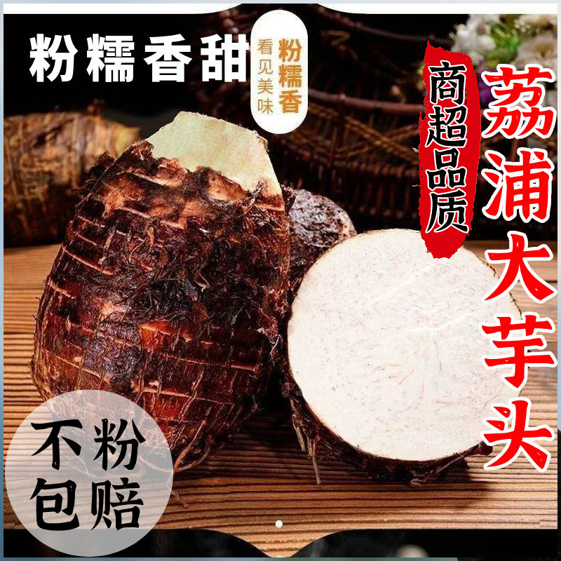 广西荔浦新鲜芋头正宗小芋头旗舰店大槟榔芋紫色香芋艿蔬菜包邮