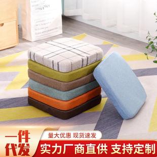 阳台飘窗榻榻米坐垫 坐垫蒲团加厚方形家用布艺地板打坐日式