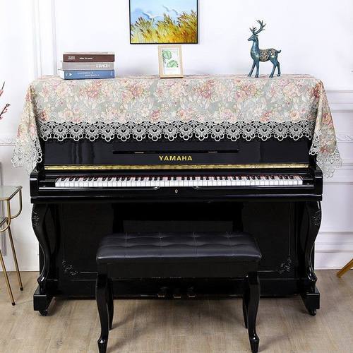 欧式蕾丝钢琴罩工厂货源级感轻奢雅马哈电子琴防尘盖布钢琴罩