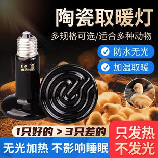 兽用保温灯陶瓷取暖节能红外线小鸡育雏鸡用加热烤灯猪用保暖灯泡