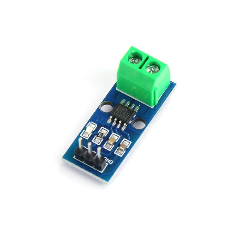 ACS712 5A量程 霍尔电流传感器模块 电子检测板感应器 DC5V直流