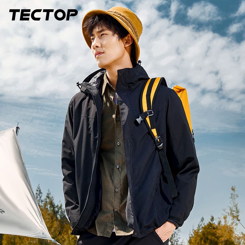 白鸭绒羽绒内胆】3合一冲锋衣两件套冬季保暖防风防水防寒服外套