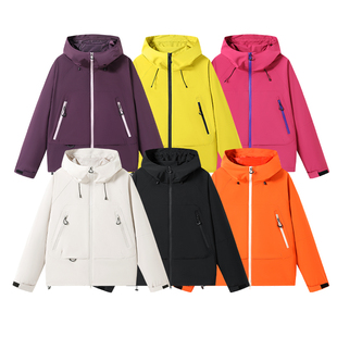 防风连帽户外宽松百搭情侣夹克 新款 2519男女同款 户外夹克秋季