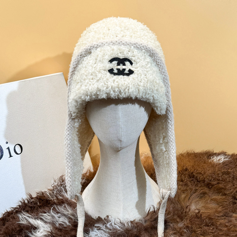 小香风ins网红针织帽女冬季加厚保暖毛绒飞行帽包头护耳帽雷锋帽,服饰配件/皮带/帽子/围巾,帽子,淘宝优惠券,粉丝福利购,淘宝优惠卷