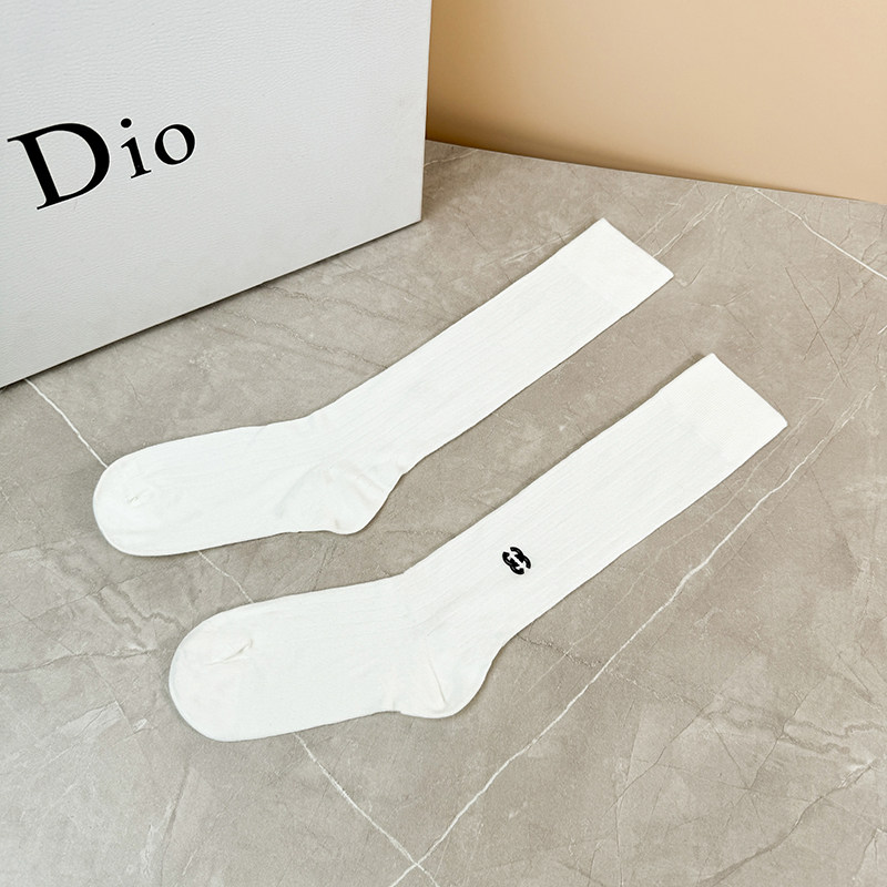 小香风长筒堆堆袜春夏透气小腿袜