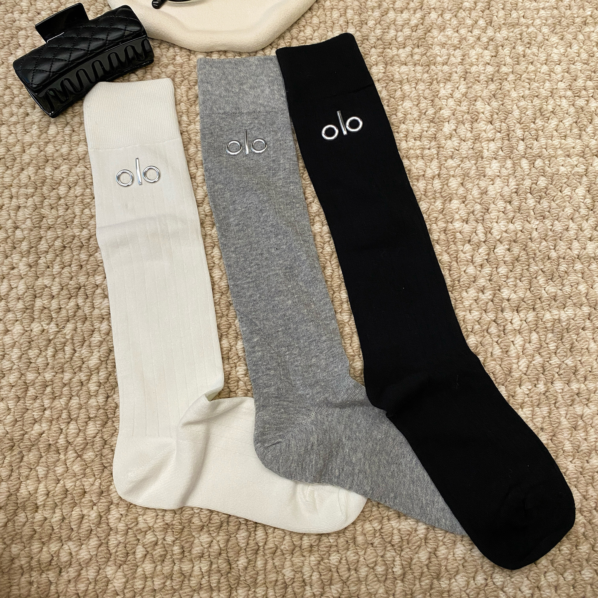 薄款小腿袜女显瘦堆堆袜运动潮袜