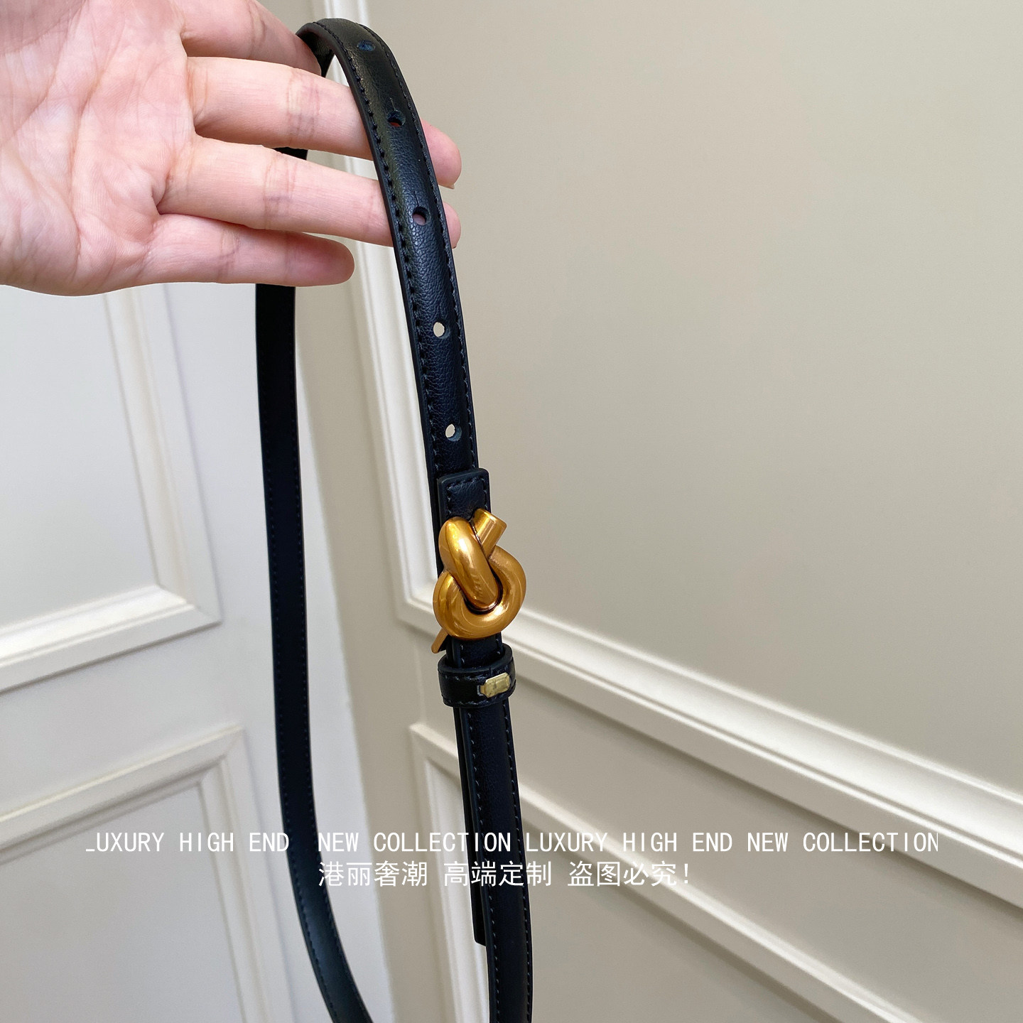 欧洲站真皮金色打结扣皮带百搭ins风细腰带裙子裤子配饰轻奢裤带,服饰配件/皮带/帽子/围巾,腰带/皮带/腰链,淘宝优惠券,粉丝福利购,淘宝优惠卷