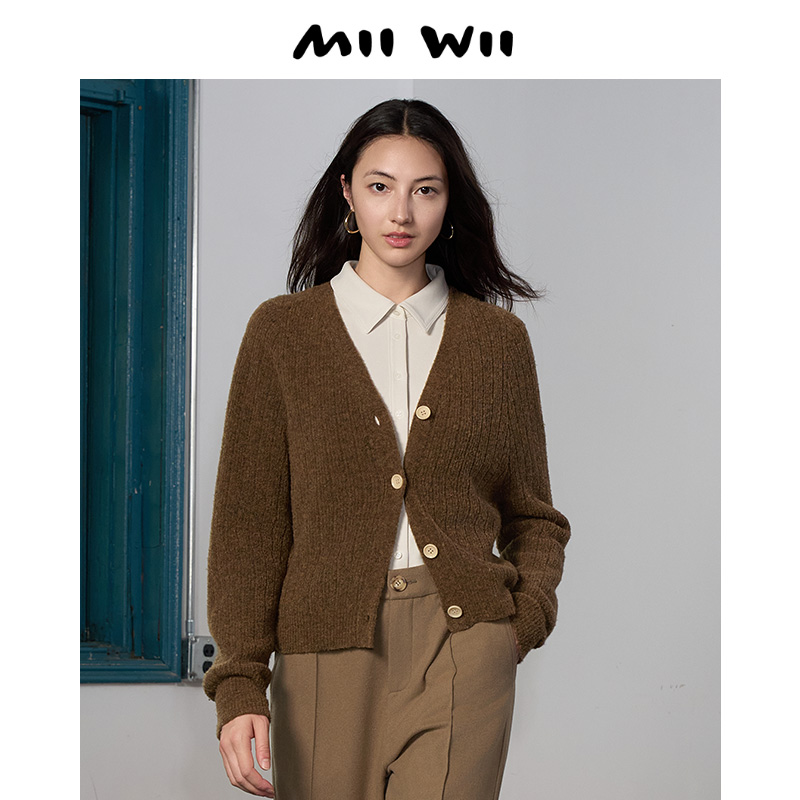 MIIWII/末·未咖杂花开衫