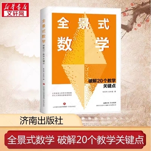 全景式数学:破解20个教学关键点 张宏伟著一样的数学不一样的教学 全景式数学教育 教师教育书籍 浪漫精确综合学习 新华正版