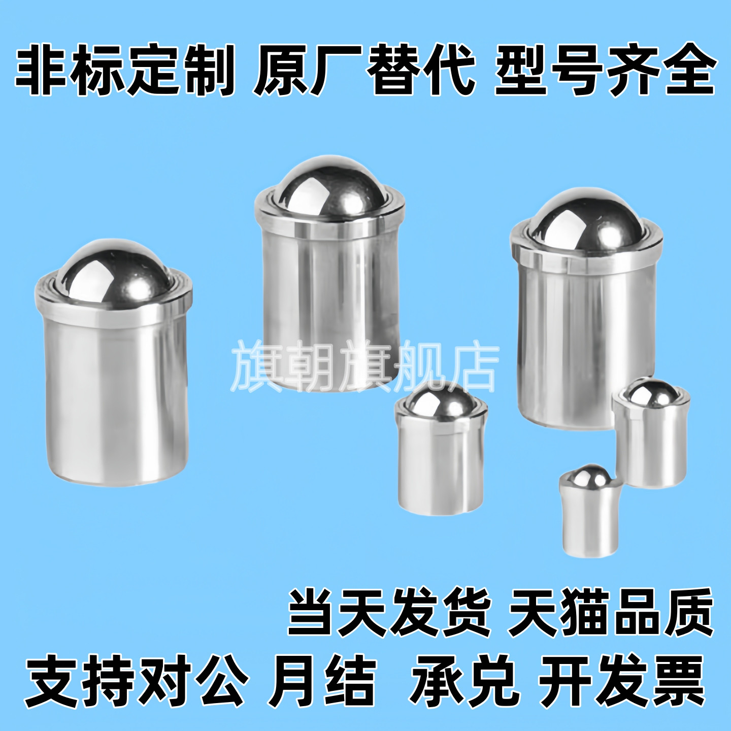 压入式球头柱塞带台阶定位珠 PFSSN2/3/~6/8/10ZAL01