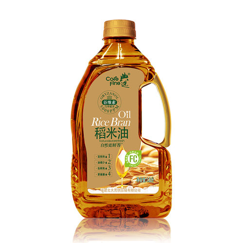 典选稻米油1.8L植物油富含谷维素米糠油食用油家用米香