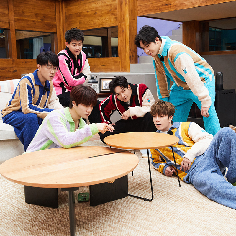 【厚米团同款】南波鹿多巴胺Homie服 冬季条纹家居服套装rc