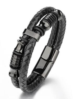 bangle leather bracelet men 手链Girl Metal women Jewelry