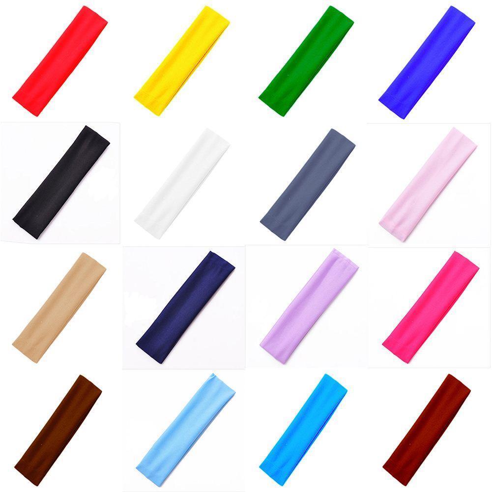 Solid Sports Headband Women Fashion Elastic Hair Bands Runni