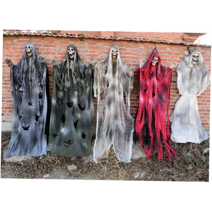 Halloween ghost head prop pendant scary skull hanging ghost