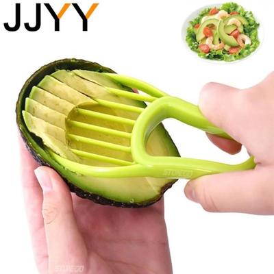 JJYY 3 In 1 Avocado Slicer Shea Corer Butter Fruit Peeler Cu