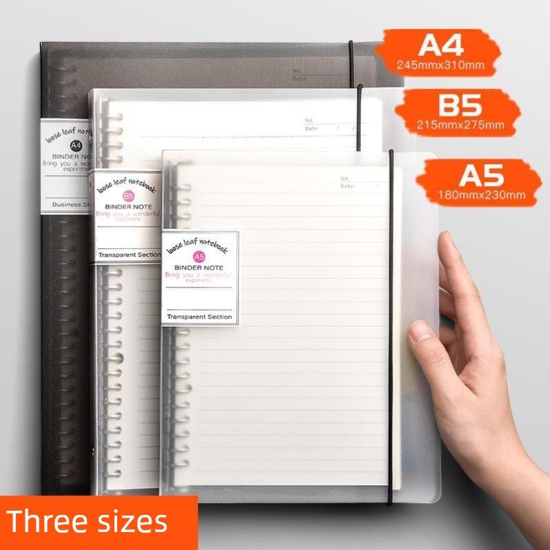 loose-leaf notebook活页本b5 a4 binder笔记本grid dotted book