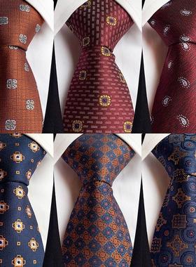 8cm necktie men neck tie For Men Suit neckties 男士领带覆古