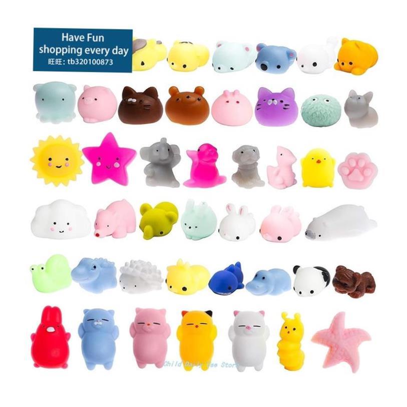 60 PcS SquiShieS Mochi AniMA SquiShy ToyS for KidS PArTy