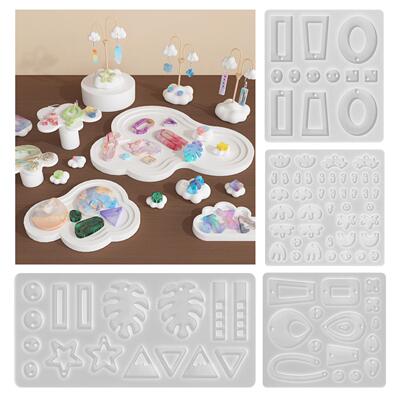 Earring Pendants Resin Molds Silicone Mold for DIY UV Epoxy