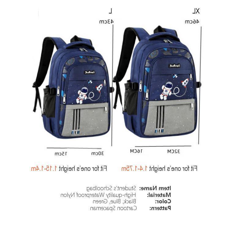 Children School Bags Boys School Backpack Spaceman Waterpro