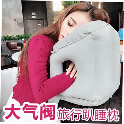 inflatable air pillow travel airplane rest sleep u shape 3