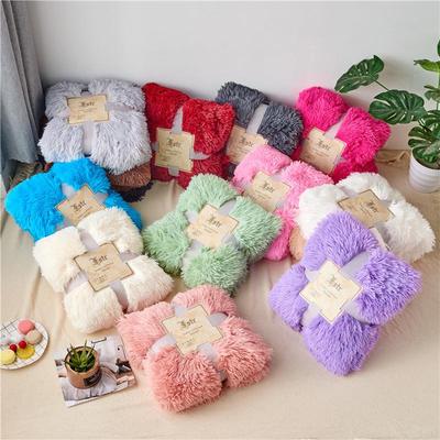 Mink fur blanket, long plush 水貂绒毛毯长毛绒